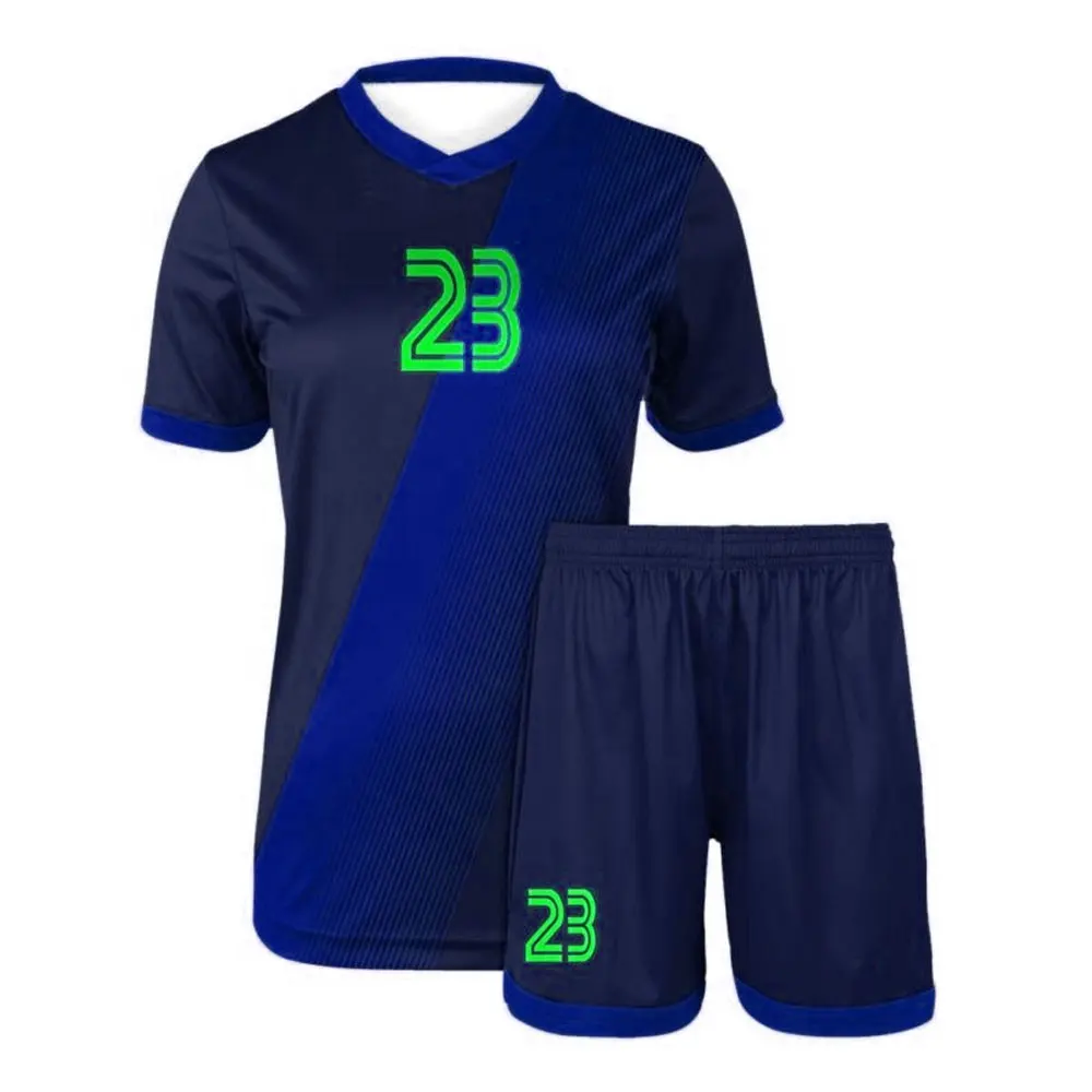 Apparel Soccer Wear Jersey Sublimation Football Jersey School Soccer Uniforms Football Jerseys & Shorts Soccer Uniform Kit Set