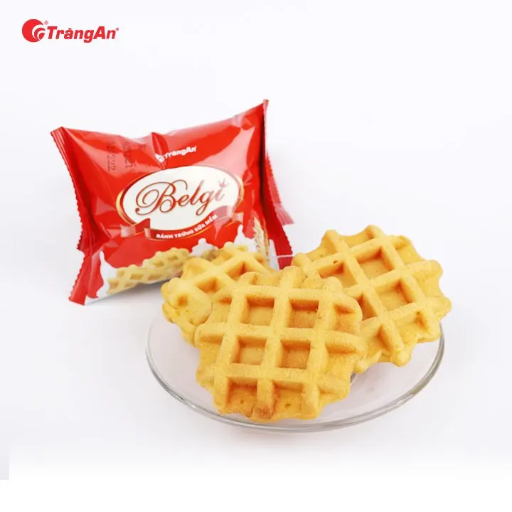Мягкие вафли sweet round milk egg premium Vietnam
