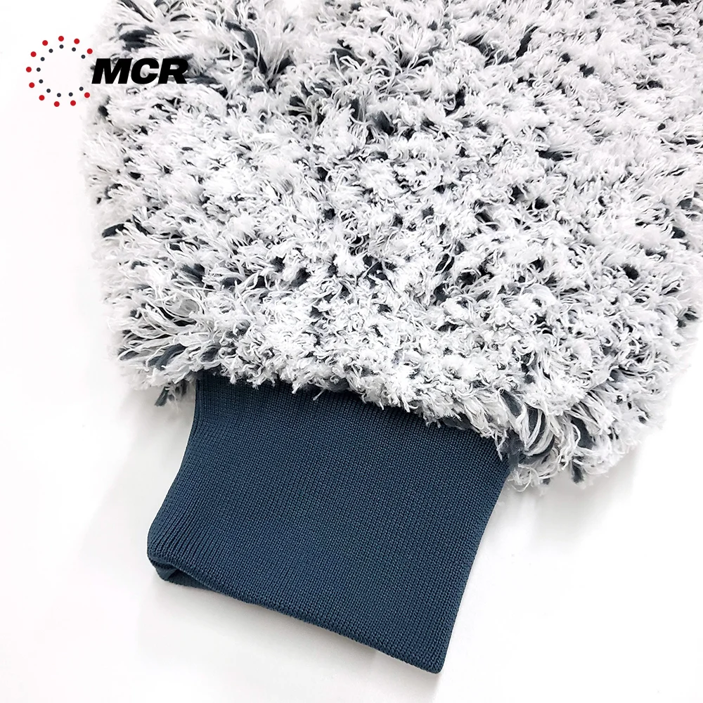 [NEW] KOREAN MICROFIBER SHINE WASH MITT Premium Detailing Goods Super Soft Long Pile 1100gsm SCRATCH-FREE CAR CLEANING CARE