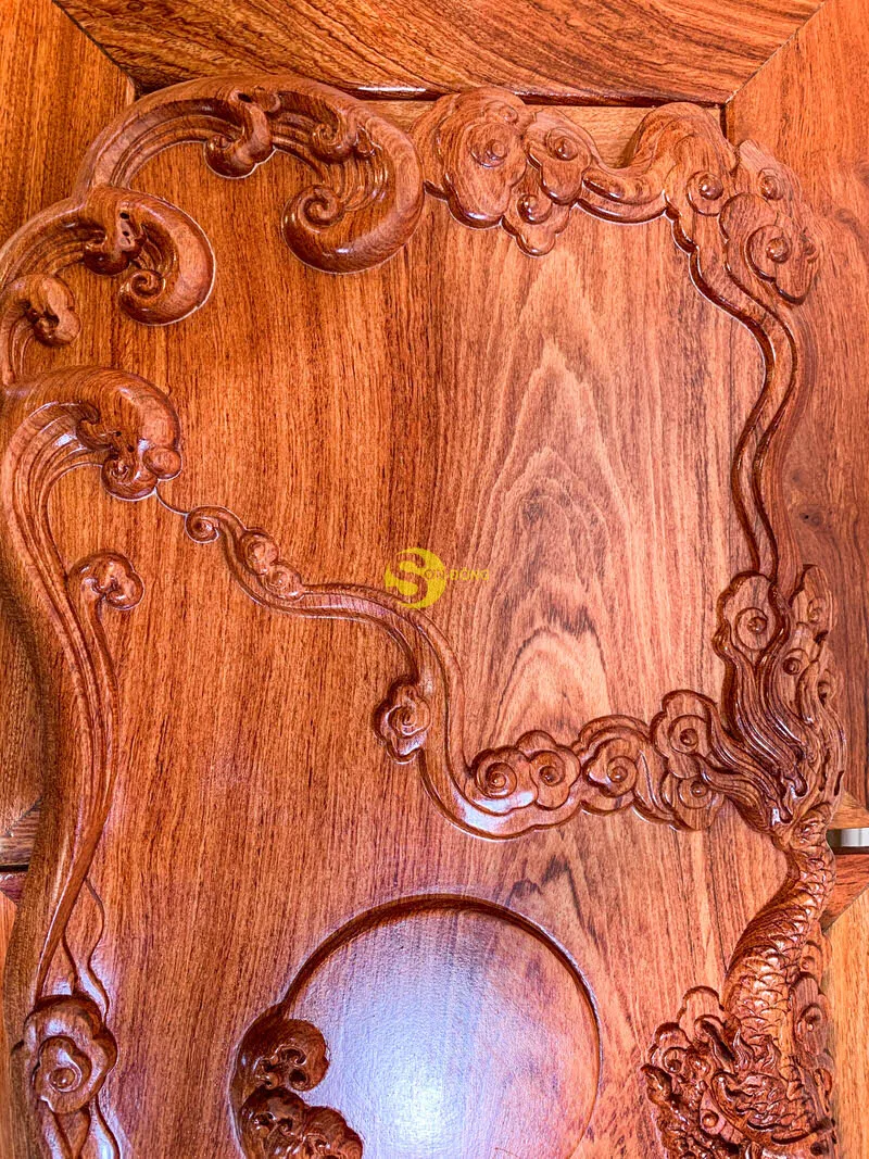 Деревянный чайный поднос Dragon со вкусом