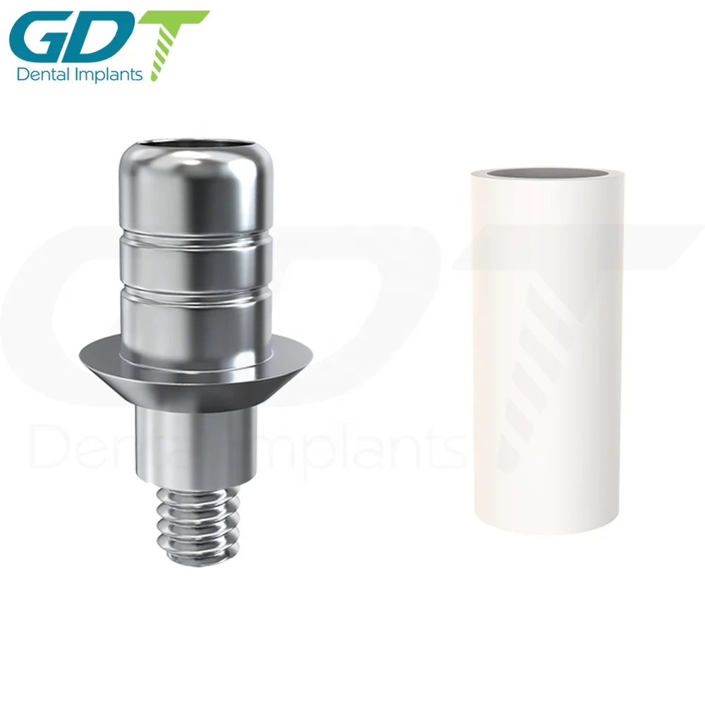 Rotational Castable Chrome Cobalt Base Abutment UCLA Internal Hex 2.42mm Connection Dental Implant