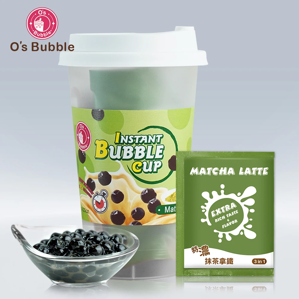 Taiwan No1 Matcha Flavor Instant Tapioca Pearls With Tea Powder