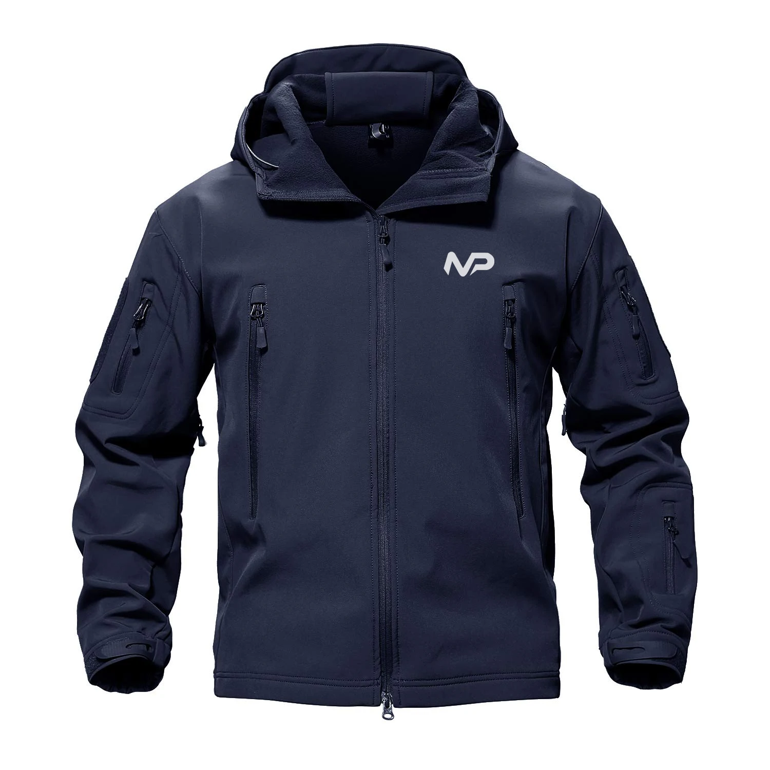 Wholesale custom tactical  Outdoor Waterproof Navy blue  SoftShell Jacket