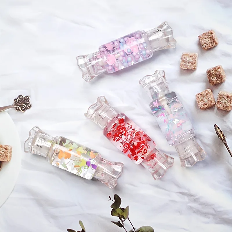 Custom cute candy organic vegan clear lipgloss private label essential lip oil oem rts vitamin transparent lip gloss for kids