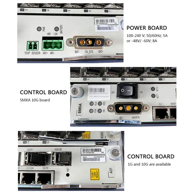 100% New ZTE C320 OLT Gpon ZXA10 10G uplink GPON 8 16 32 ports wtih C+/C++ module Full Set