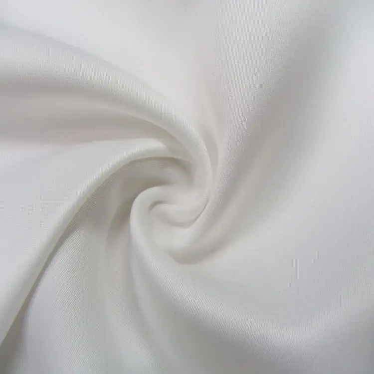 LCFC002 Taiwan 3/2 Twill 100 Polyester Smooth Soft Satin Bridal Fabric