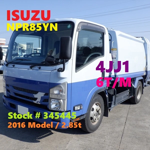 Japanese Used Good Conditioned ELF ISUZU Garbage Truck