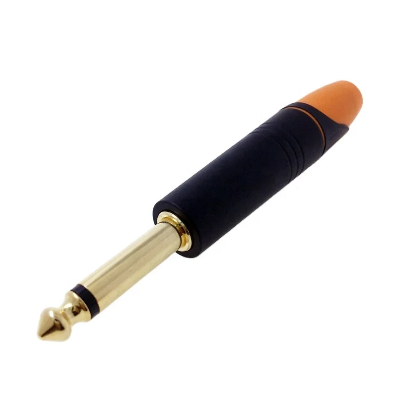 Professional audio 6.35mm ts phone plug 1/4 mono