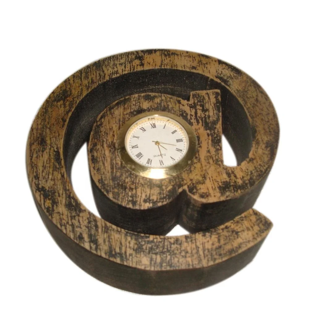 Red Color Valentine Gift Barrel shape Paper Weight size fashionable trending design new customized shaped Table Clock