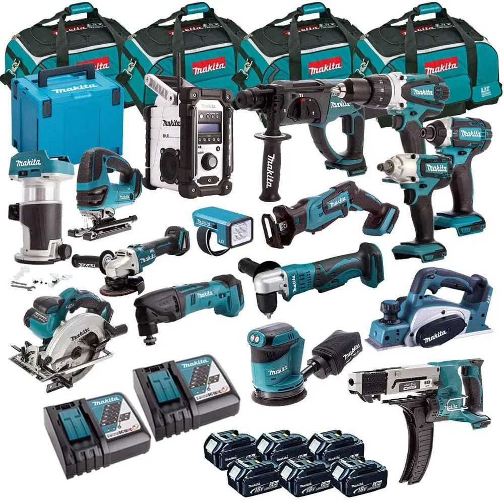 New Makitas LXT1500 18-Volt LXT Lithium-Ion Cord-less 15-Piece Combo kit