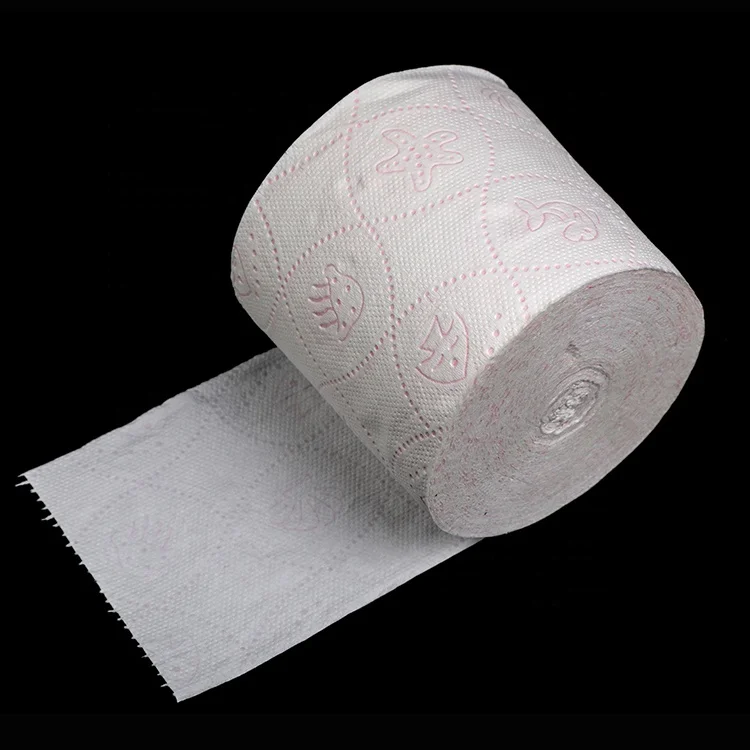 Wholesale Customized Super Quality High Absorbent White Label Standard Roll Printed Toilet Tissue