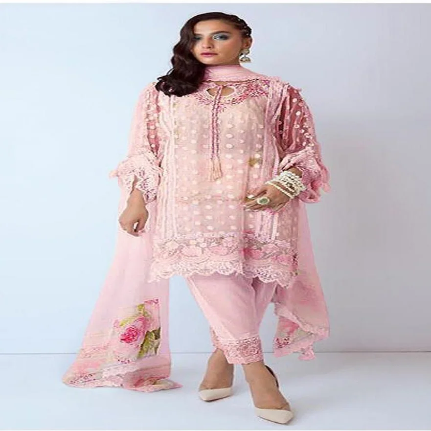 Женские сетчатые пакистанские костюмы, одежда для особых случаев, Salwar Kameez
