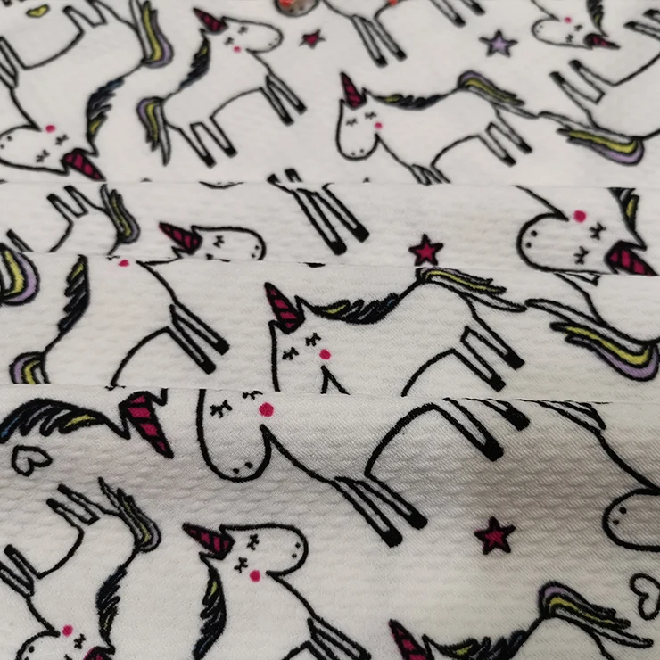 Most Popular Hot Sale Custom Solid poly spandex Knit Printing Bullet Proof Fabric For Headband Bows