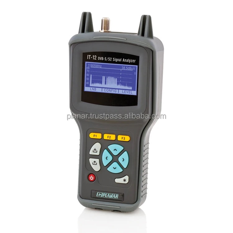 Best quality TV signal analyzer device IT-12 DVB-S/S2 lightweight and ergonomic design, wholesale tv signal testers
