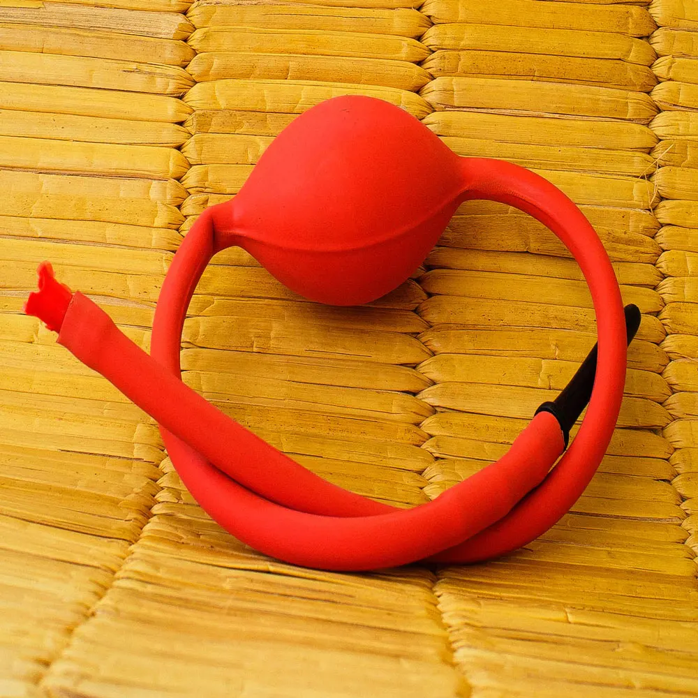 Best Quality Higginsons Syringe Natural Eco Friendly Made of thick natural and durable Rubber  Dark Red Color