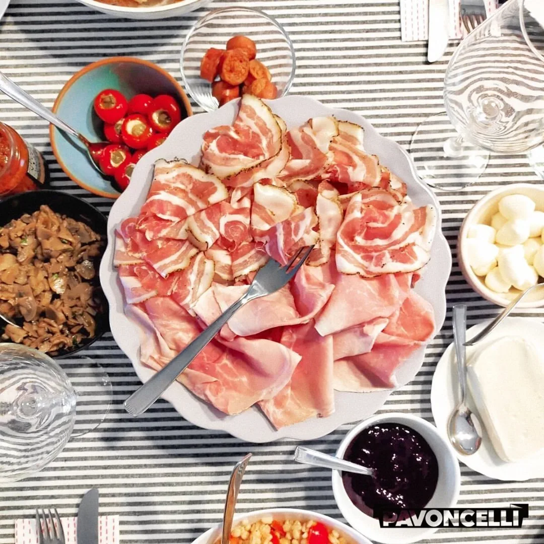 ITALIAN ROLLED PORK BELLY WITH BLACK PEPPER PANCETTA kg 3 | high quality gluten free pork meat | Italy supplier