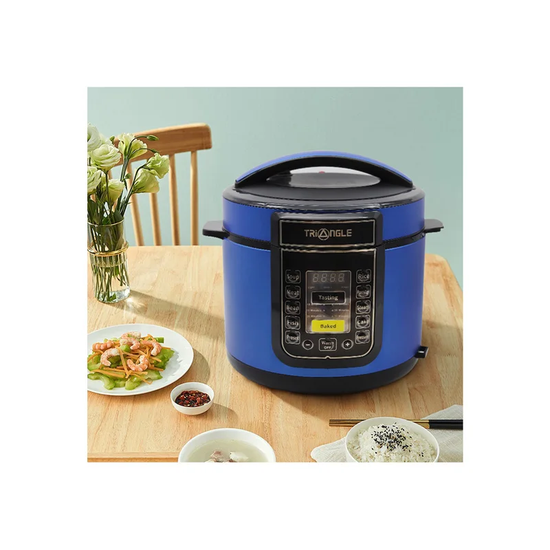Ouguanxuan factory custom hot sale blue Reis Kocher 5l rice cooker big rice cookers