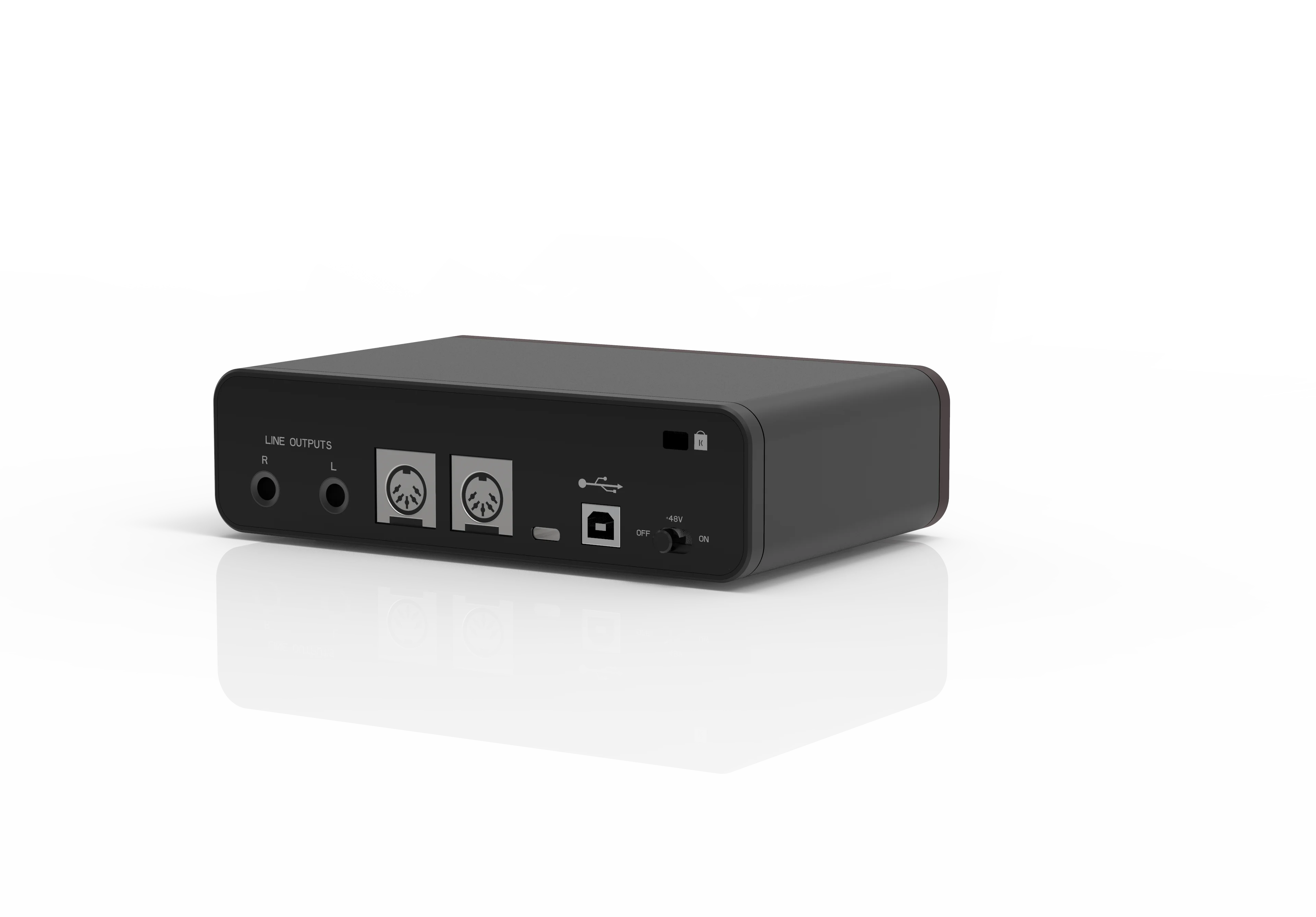 True Stereo Sound Card High definition recording Audio interface with MIDI function