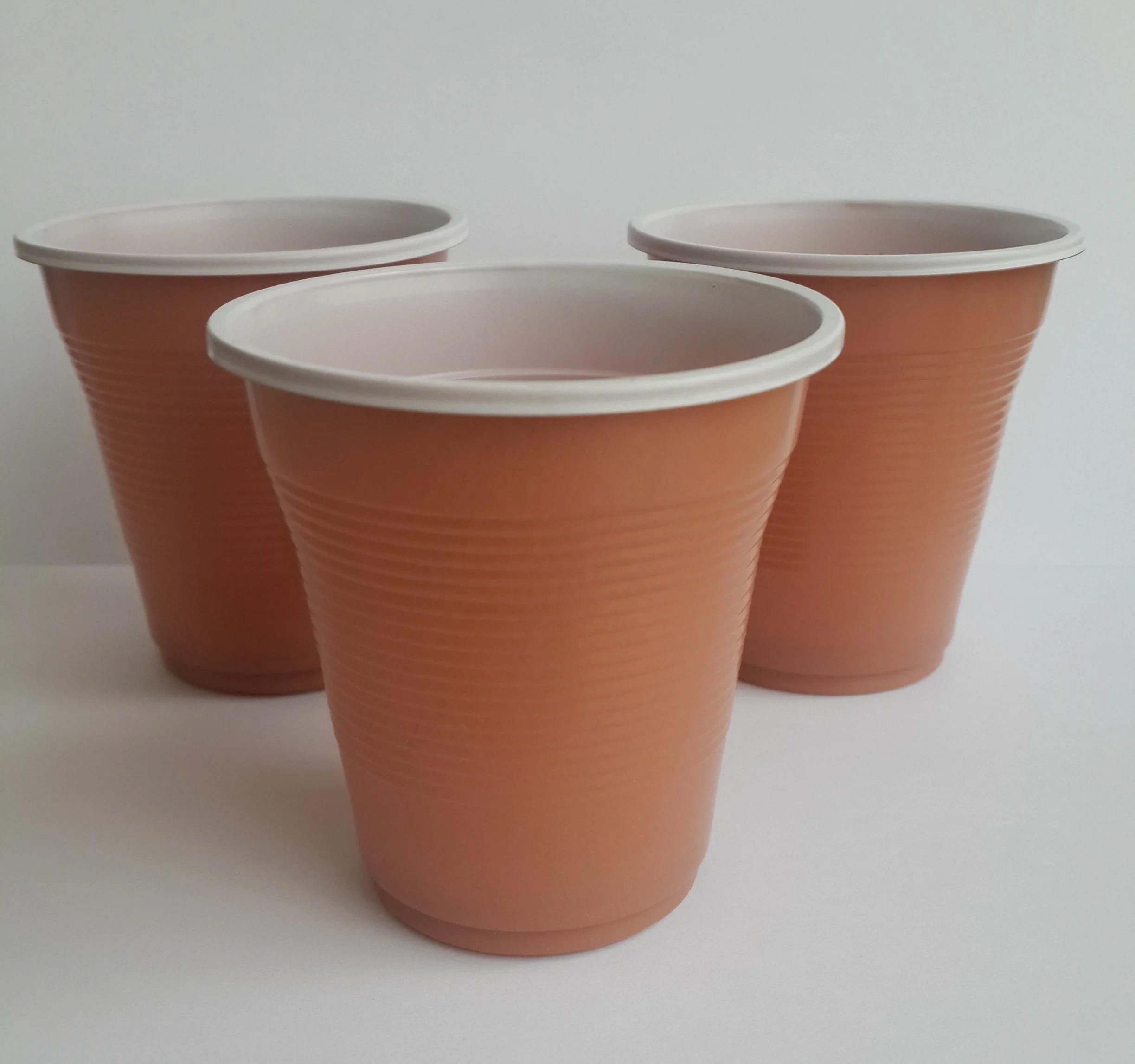 Disposable Plastic Coffee Cups 5 oz Double Color Disposable Cups from Turkey