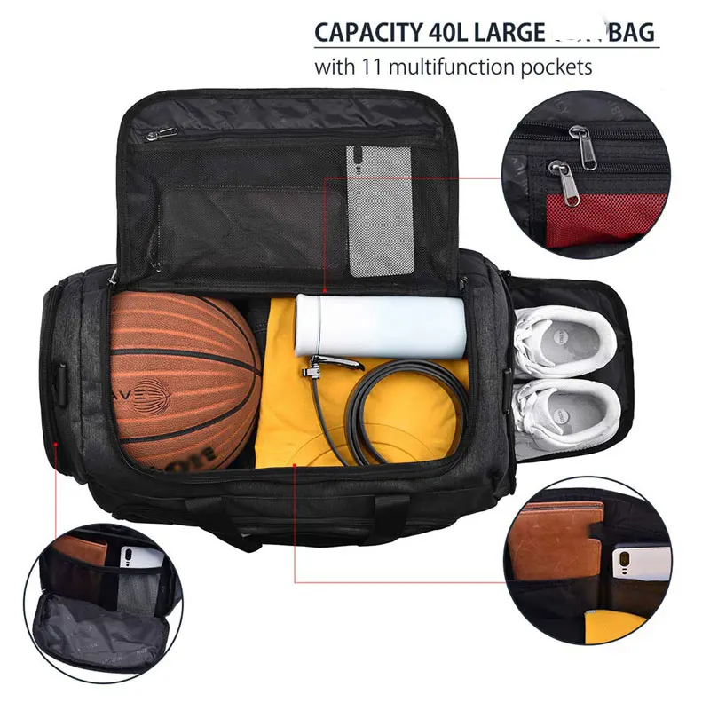 2021 Portable Foldable Durable High-Capacity Laptop Backpack Bags, Customized Sports Bags