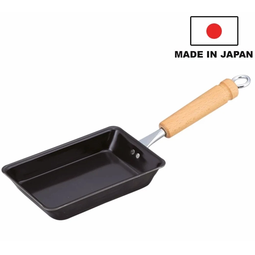 High-end and easy to clean non-stick frying pan with solid cast iron made in Japan