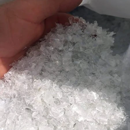 Горячая стирка 100% прозрачная ПЭТ бутылка лома/ПЭТ хлопья Белый/переработанная