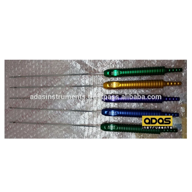 Liposuction Cannula with one piece anlmuinium handle