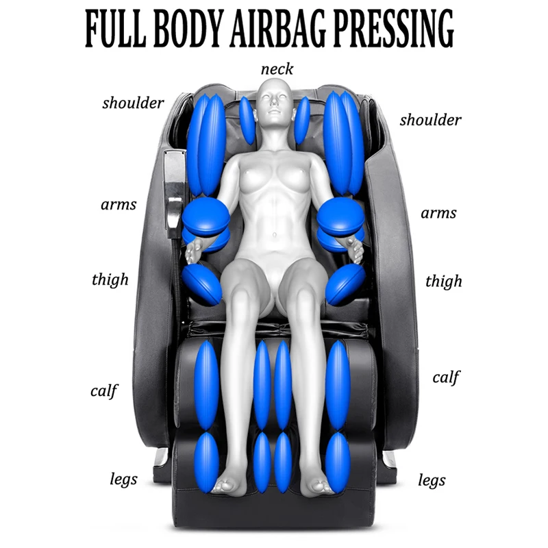 4D deep fascia manipulator SL track zero gravity massage chair