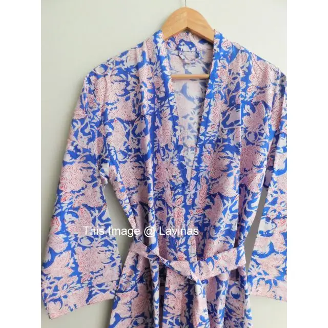 Hippie boho beach kimono pure cotton spring women nightgown kimono robes jacket long plus size western style women kimono dress