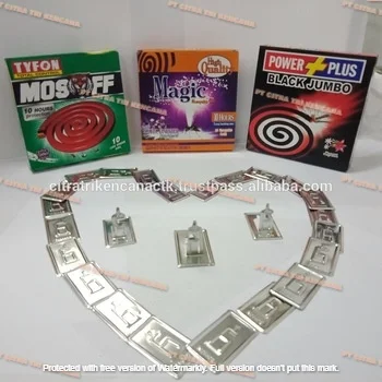 Заводская цена металлическая ткань дисплей подставка держатель москитной спирали жестяная накладка Москитная анталаха мадагаскарская Восточная Африка