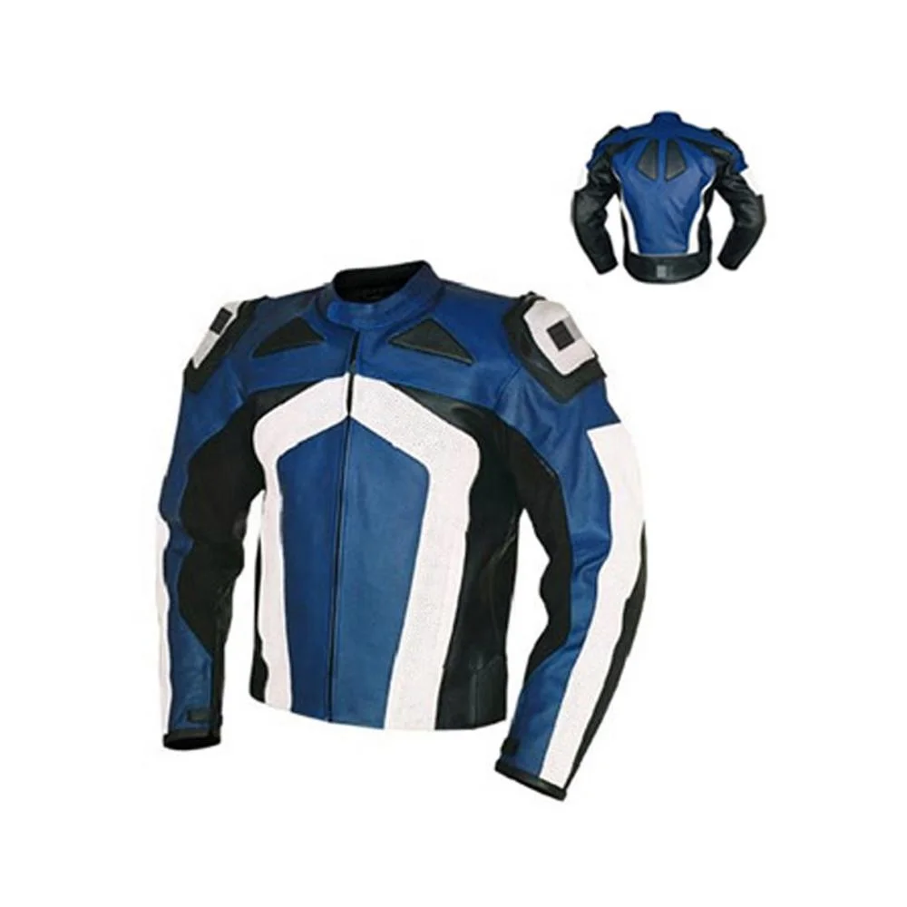
Motorcycle Riding Motorbike Leather Jacket 