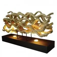 Stumpy Driftwood Table Lamp Base