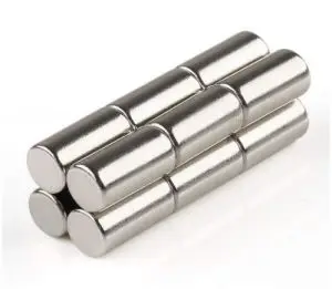 Neodymium Disc Shaped  Magnets  5x10 N35  / Round Magnets / Silver Magnets