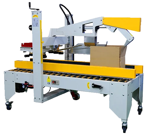 
Malaysia New 250 Kilograms Automatic Box Carton Sealing Machine Packer System Flaps Folding Carton Sealer 