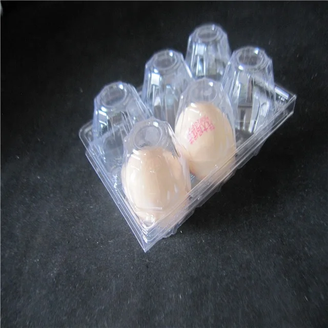 Factory manufacture recyclable blister egg packaging clear plastic PVC egg box