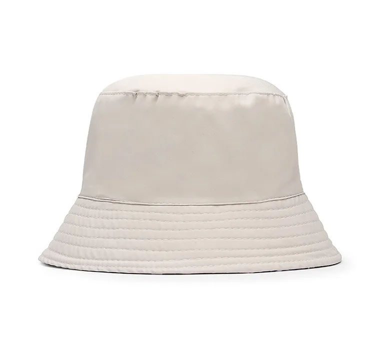 Wholesale custom cotton Beach coconut trees printed bucket fisherman hat