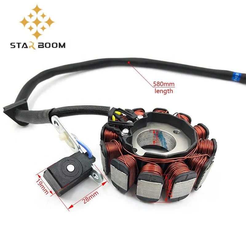 Motorcycle Magneto Generator Stator Coil Assembly Kit NC250 NC450 Parts Stator Coil 250CC 450CC Engine KAYO T6 Coil