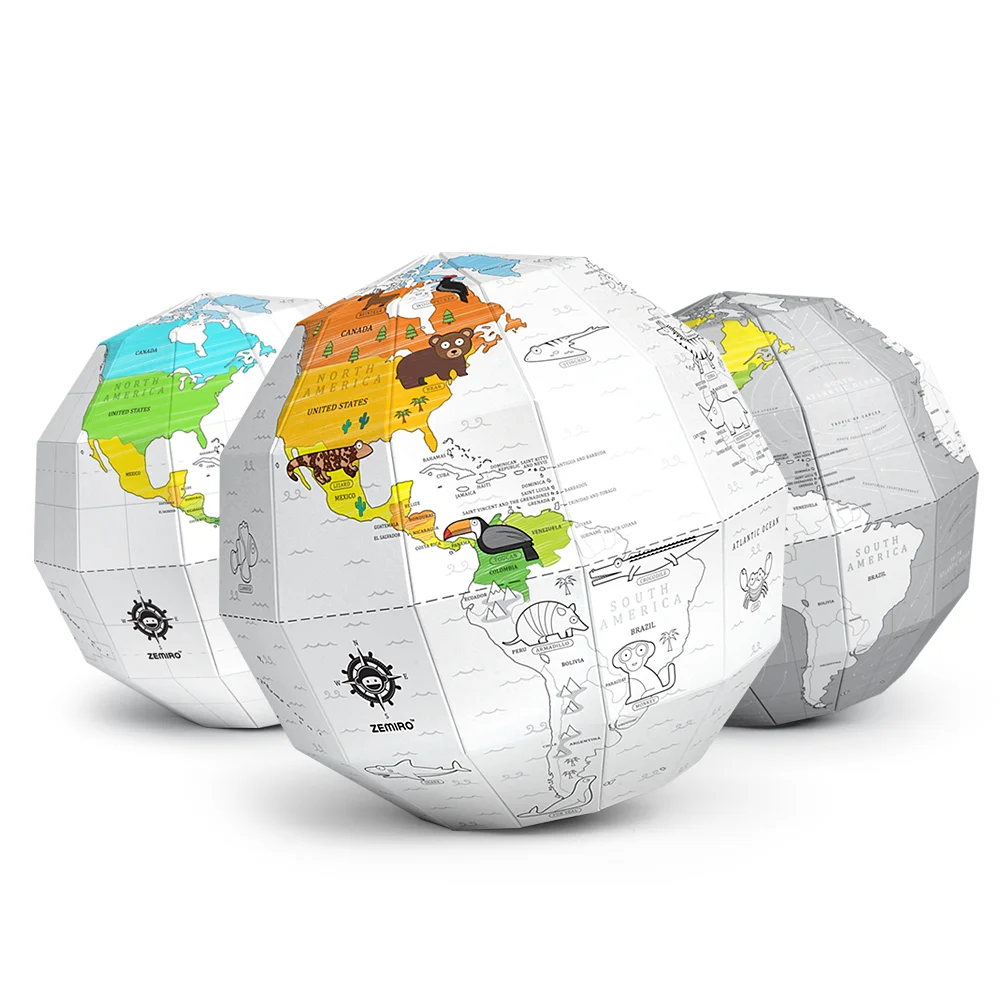 
ZEMIRO Paper Globe 