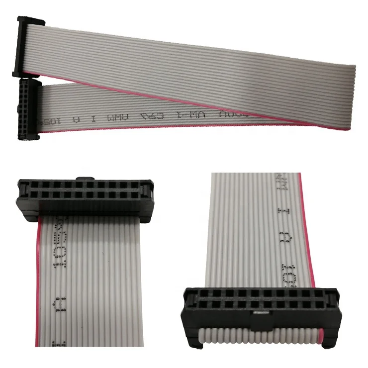 Двойной 2*2 3 4 5 6 7 8 9 10 11 12 13 14 15 16 20 25 или 30 32 40 pin Гибкий плоский ленточный кабель idc в сборе