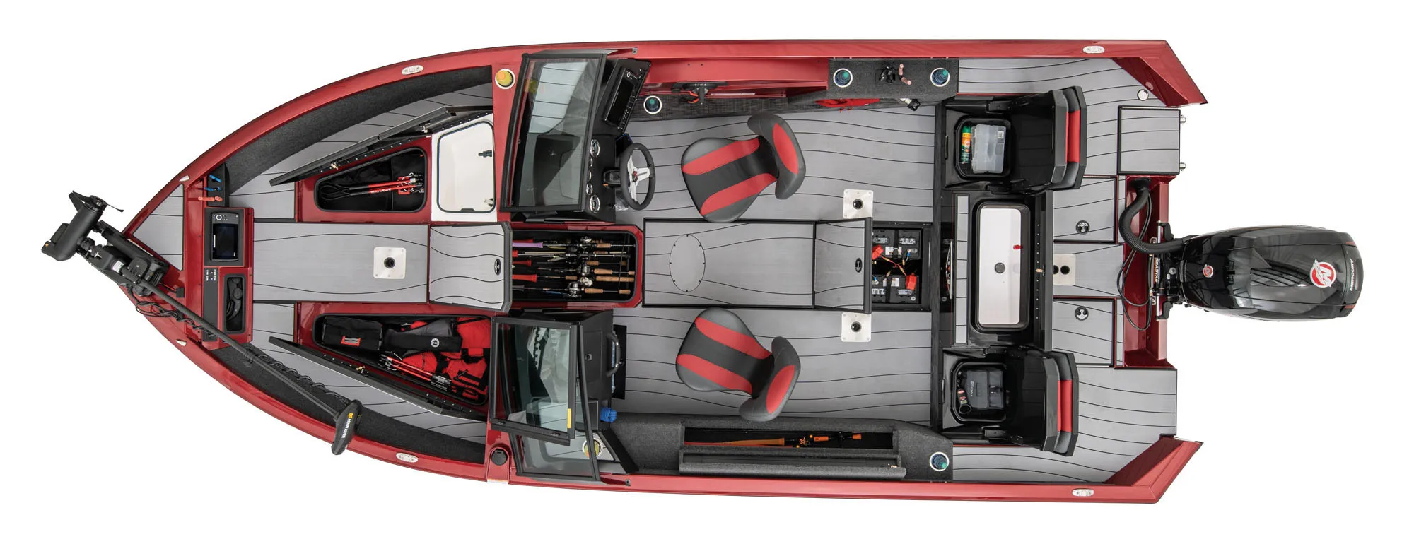 Ecocampor Best Small Lake Inflatable Aluminum Fishing Vessel Bass Boat With Trolling Motor