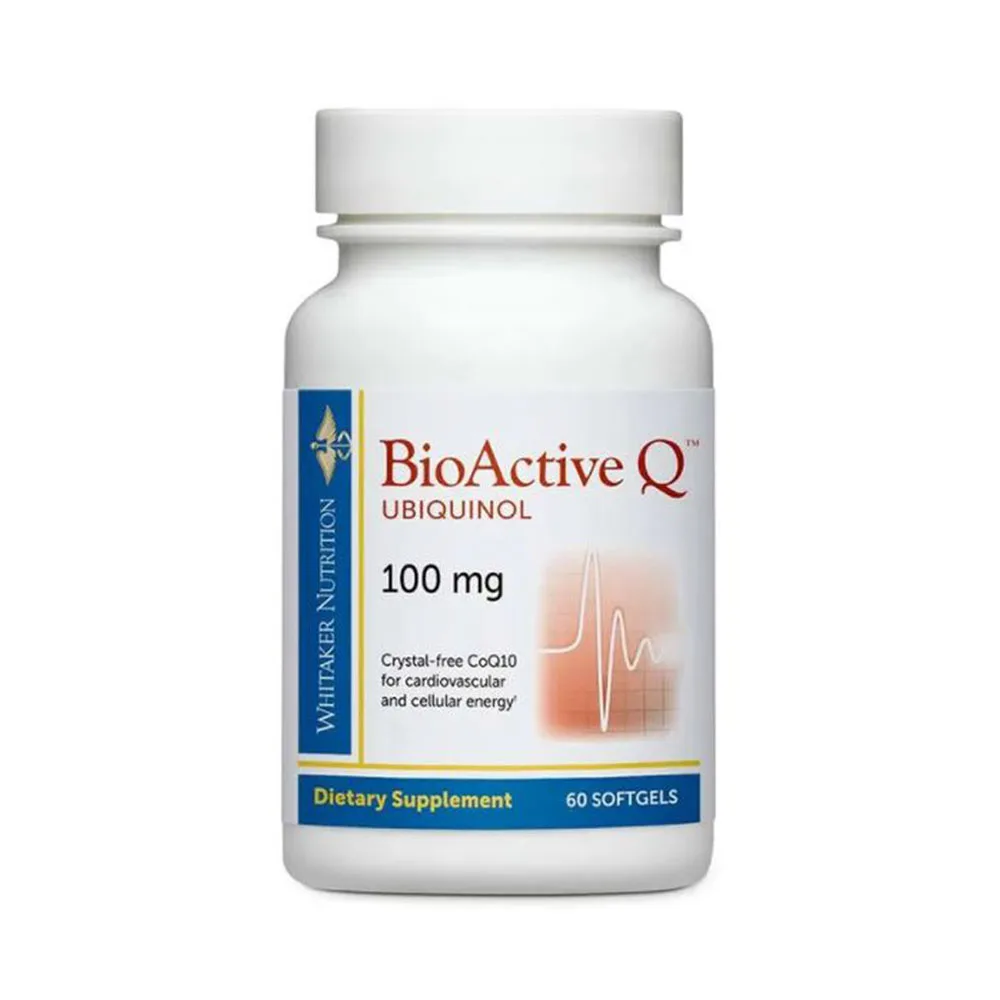 Bioactive Q Ubiquinol 100 mg Delivers Clinically Validated Highly Bioavailable CoQ10 60 Day Supply