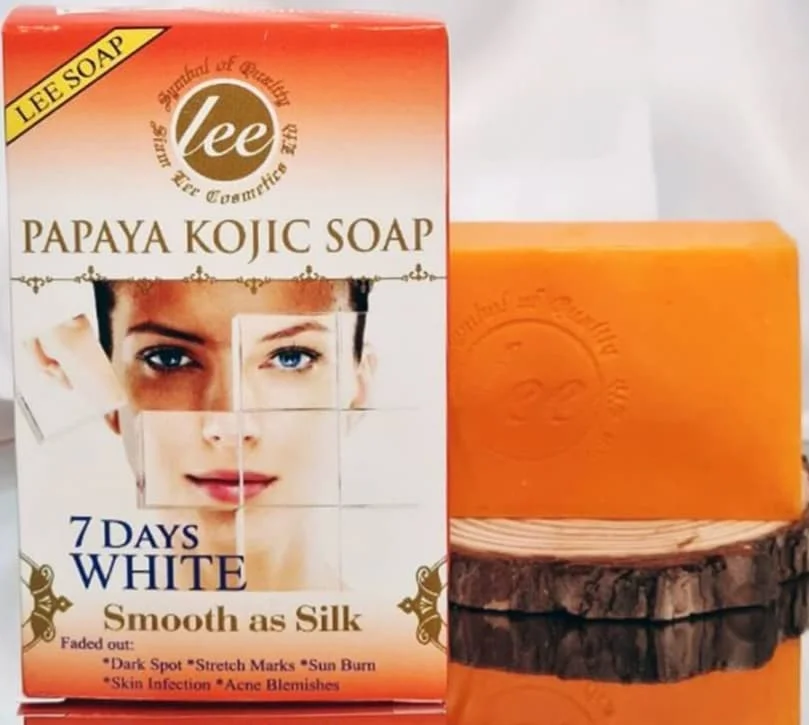 Lee papaya kojic 7 days white   soap