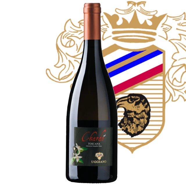 Белое вино Премиум-Качества, итальянский шардонне ди Тоскана I.G.T. CHARDO «Подарочная коробка»