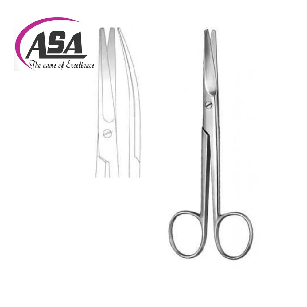 Disposable Surgical Scissor operating blunt tips straight cheap price multiple usage