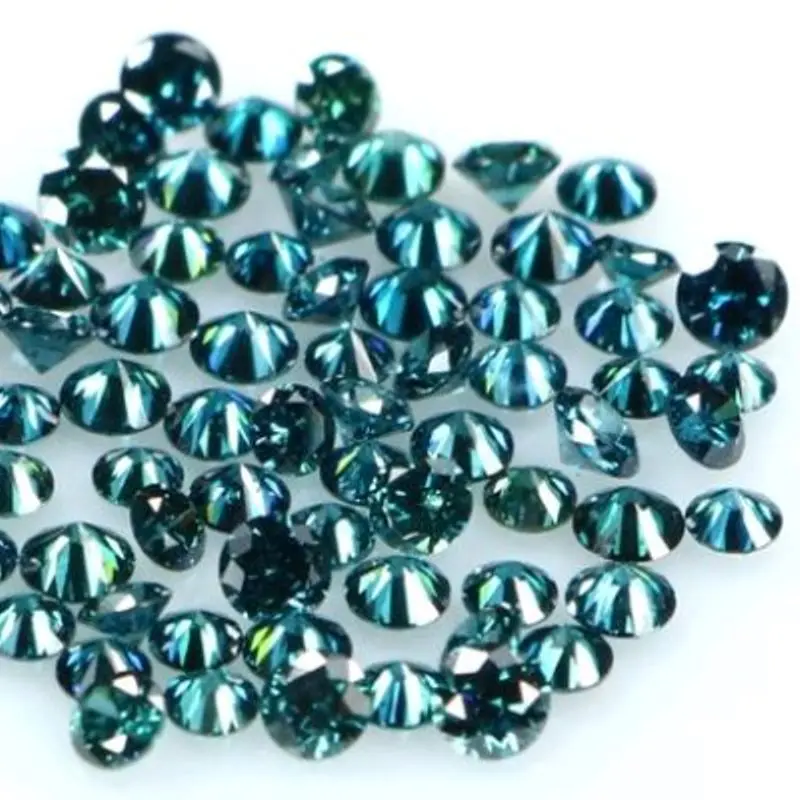 Loose Diamond Manufacturer Natural Color from India Gemone Diamond Man Made Round Brilliant Cut 0.01 Ct to 0.15 Ct Stone 100% ZA