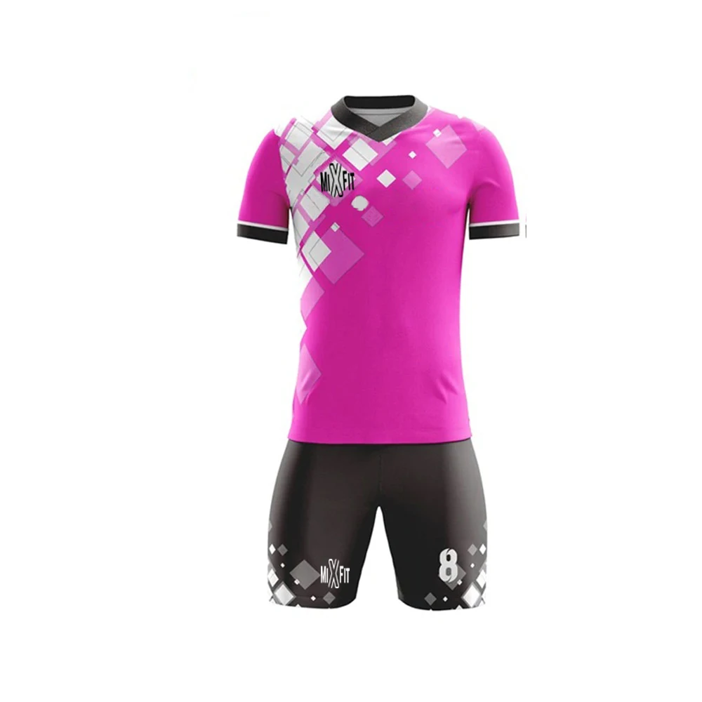  Новейший дизайн футбольной одежды с логотипом на заказ Мужская одежда для футбола дешевый тренировочный комплект