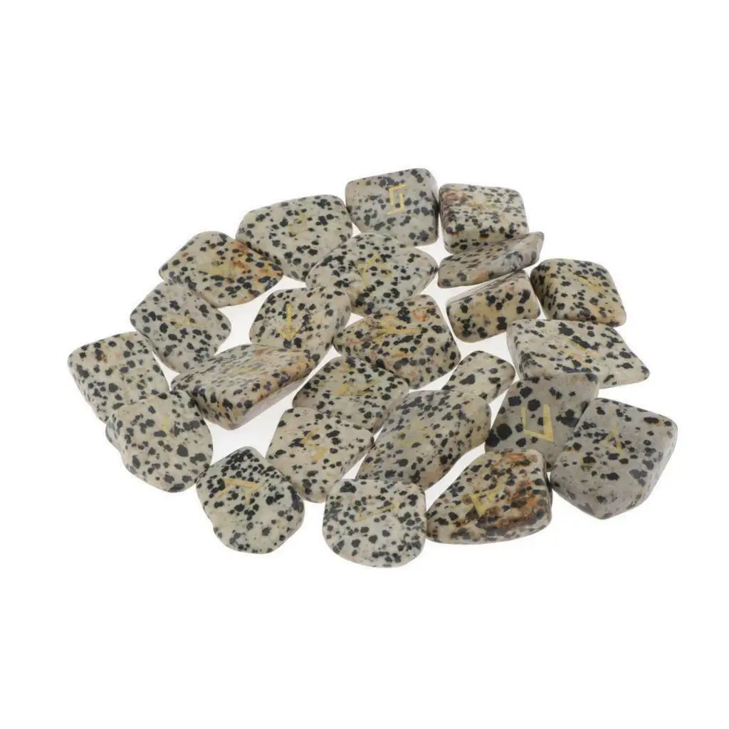 Bulk Export Premium Dalmatian Jasper Rune Crystal Gemstone for Energy Boosting Purposes at Best Prices