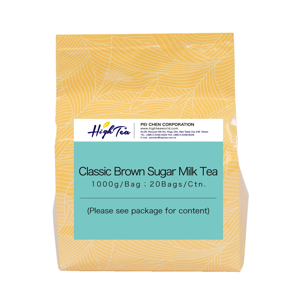 Wholesale PEICHEN Hot Selling Brown Sugar Milk Tea Powder For Bubble Milk Tea