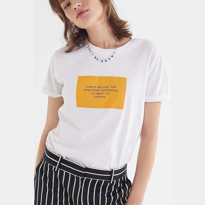 
New hot custom design t-shirt for women 