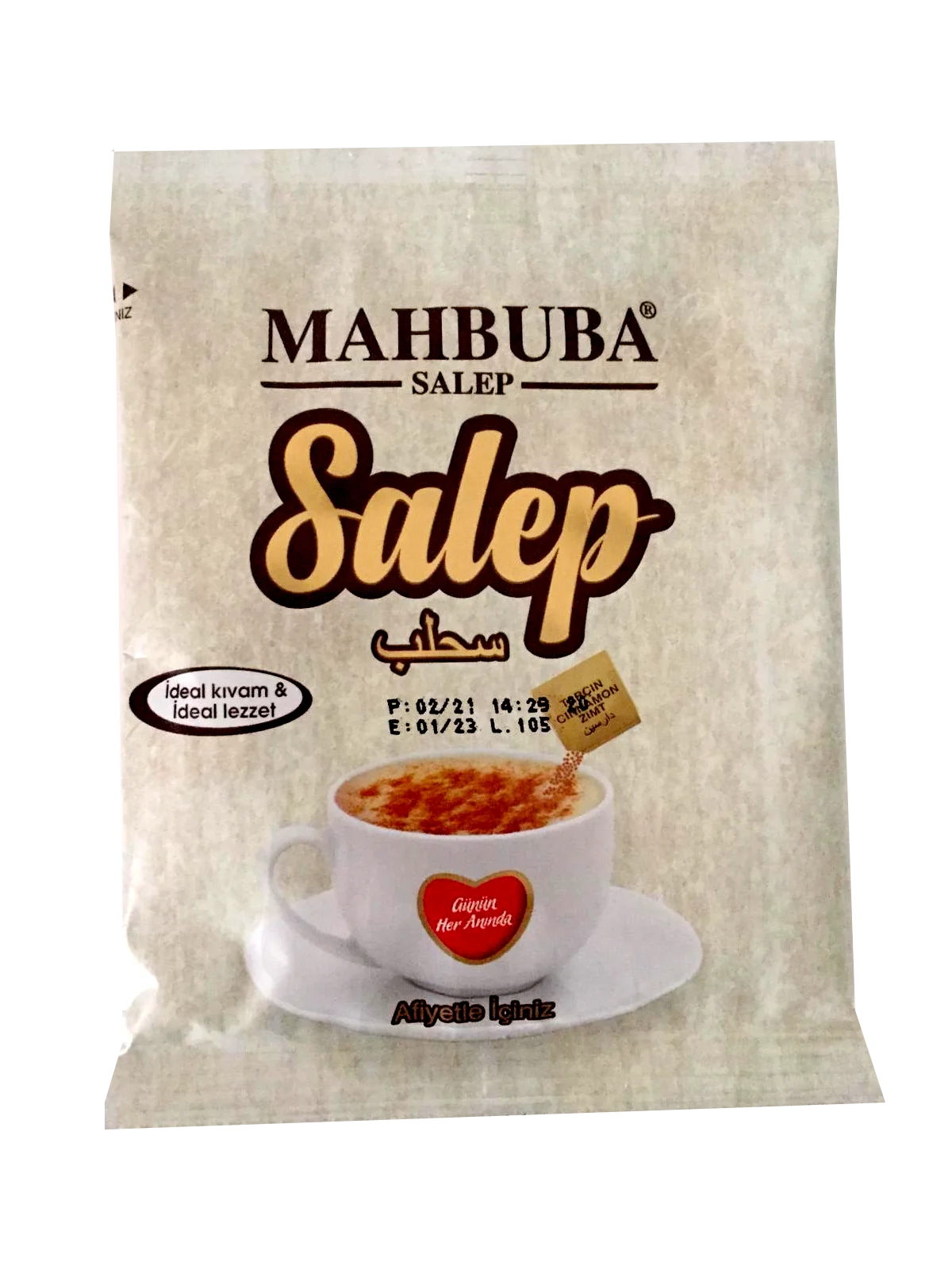 Порошок для мгновенных напитков MAHBUBA Salep 20 г идеальная консистенция идеальный вкус разумная цена